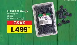 Spar S-BUDGET áfonya ajánlat