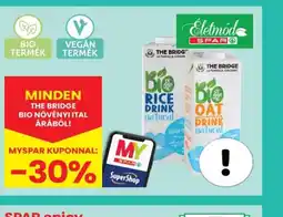 Spar THE BRIDGE BIO NÖVÉNYI ITAL ajánlat