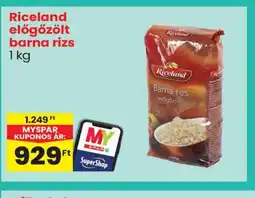 Spar Riceland előgőzölt barna rizs ajánlat