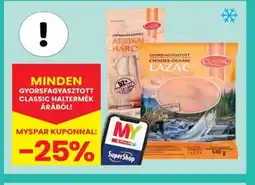 Spar MINDEN GYORSFAGYASZTOTT CLASSIC HALTERMÉK ajánlat
