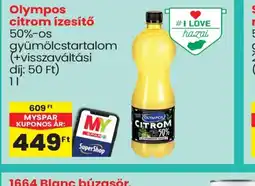 Spar Olympos citrom ízesítő ajánlat