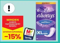 Spar always DAILY PROTECT ajánlat