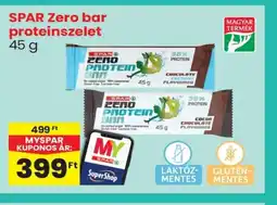 Spar SPAR Zero bar proteinszelet ajánlat