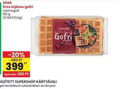 Spar SPAR friss tojásos gofri ajánlat