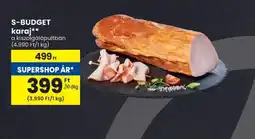 Spar S-BUDGET karaj ajánlat