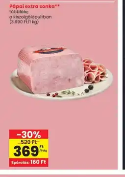 Spar Pápai extra sonka ajánlat