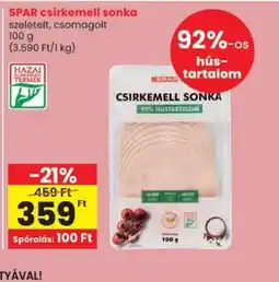 Spar SPAR csirkemell sonka ajánlat