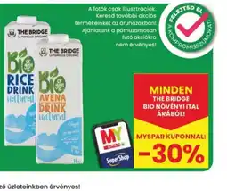 Spar THE BRIDGE BIO NÖVÉNYI ITAL ajánlat