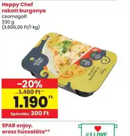 Spar Heppy Chef rakott burgonya ajánlat