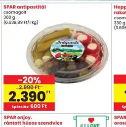 Spar SPAR antipastitál ajánlat