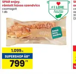 Spar SPAR enjoy. rántott húsos szendvics ajánlat