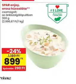 Spar SPAR enjoy. orosz hússaláta ajánlat