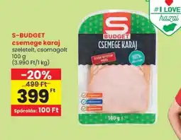 Spar S-BUDGET csemege karaj ajánlat