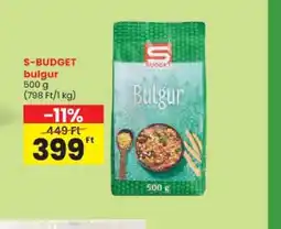 Spar S-BUDGET bulgur ajánlat