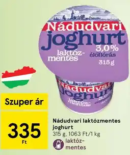 Tesco Nádudvari laktózmentes joghurt ajánlat