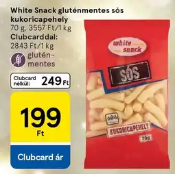 Tesco White Snack gluténmentes sós kukoricapehely ajánlat