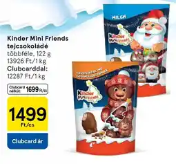 Tesco Kinder Mini Friends tejcsokoládé ajánlat
