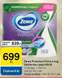 Tesco Zewa Premium Extra Long háztartási papírtörlő ajánlat