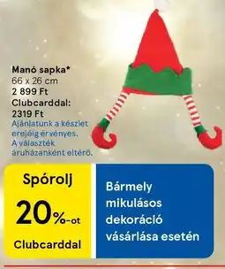 Tesco Manó sapka ajánlat