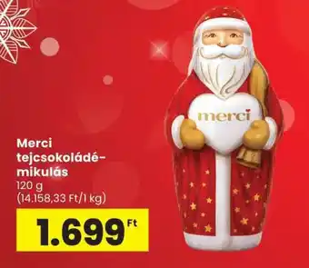 Merci Tejcsokoládé Mikulás