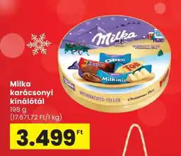 Spar Milka karácsonyi kínálótál ajánlat