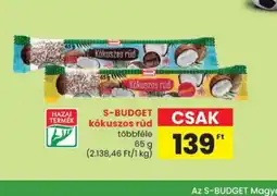 Spar S-BUDGET kkuszos rúd ajánlat