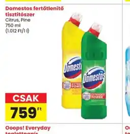Spar Domestos fertőtlenítő tisztítszer ajánlat
