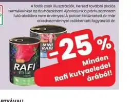Spar Minden Rafi kutyaeledel ajánlat