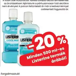 Spar LISTERINE ajánlat