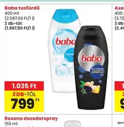 Spar Baba tusfürdő ajánlat