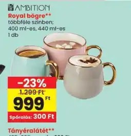 Spar AMBITION Royal bögre ajánlat
