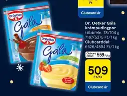 Tesco Dr. Oetker Gála krémpudingpor ajánlat