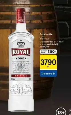 Tesco ROYAL Vodka ajánlat
