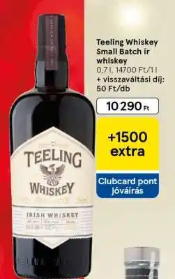 Tesco Teeling Whiskey Small Batch ir whiskey ajánlat