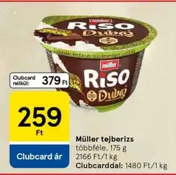 Tesco Müller Tejberizs ajánlat