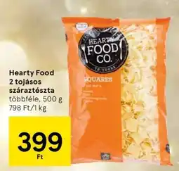 Tesco Hearty Food 2 tojásos száraztészta ajánlat