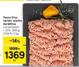 Tesco Tesco friss sertés-marha darálthús ajánlat