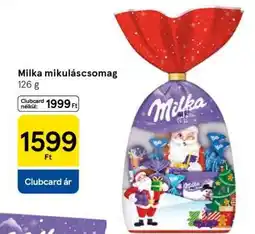Tesco Milka mikuláscsomag ajánlat
