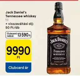 Tesco Jack Daniel's Tennessee whiskey ajánlat