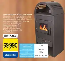 Tesco Termo Kreka K10 íves kandalló ajánlat