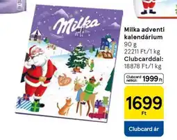 Tesco Milka Adventi Kalendárium ajánlat