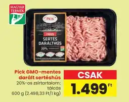 Spar Pick GMO-mentes darált sertéshús ajánlat