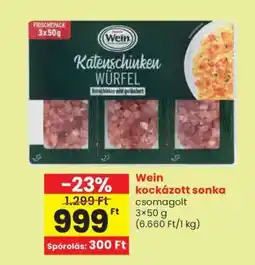 Spar Wein kockázott sonka ajánlat