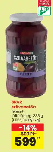 Spar SPAR szilvabefőtt ajánlat