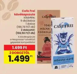 Spar CAFE FREI Kávékapszula ajánlat