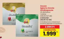 Spar Douwe Egberts Omnia kávékapszula ajánlat