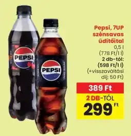 Spar Pepsi, 7UP szénsavas üdítőital ajánlat