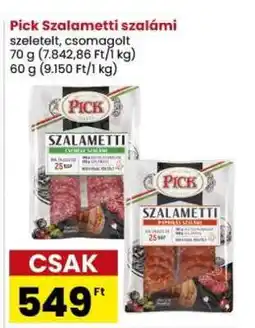 Spar Pick Szalametti szalámi ajánlat