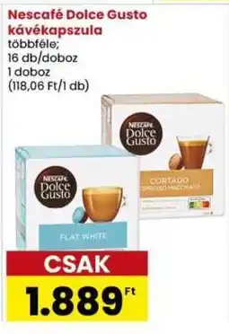 Spar NESCAFE Dolce Gusto kávékapszula ajánlat