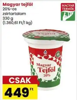Spar Magyar tejföl ajánlat
